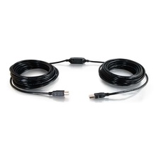25ft (7.6m) USB A/B Active Cable (Center Booster Format)