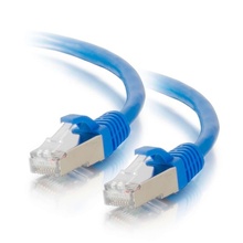25ft (7.6m) Cat5e Snagless Shielded (STP) Ethernet Network Patch Cable - Blue
