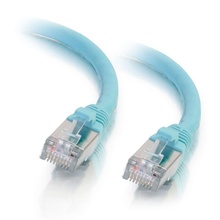 4ft (1.2m) Cat6a Snagless Shielded (STP) Ethernet Network Patch Cable - Aqua