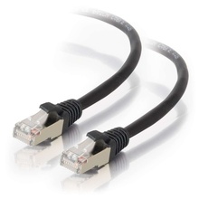 3ft (0.9m) Cat5e Snagless Shielded (STP) Ethernet Network Patch Cable - Black