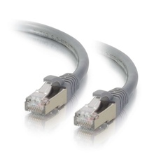 15ft (4.6m) Cat6a Snagless Shielded (STP) Ethernet Network Patch Cable - Gray