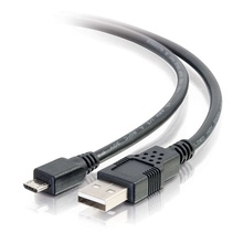 1ft (0.3m) USB 2.0 A to Micro-B Cable M/M - Black (0.3m)