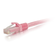 35ft (10.7m) Cat6a Snagless Unshielded (UTP) Ethernet Network Patch Cable - Pink