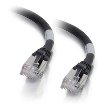 3ft (0.9m) Cat6a Snagless Shielded (STP) Ethernet Network Patch Cable - Black