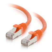 15ft (4.6m) Cat6 Snagless Shielded (STP) Ethernet Network Patch Cable - Orange
