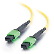 98.4ft (30m) MTP 9/125 OS1 Single-Mode PVC Fiber Optic Cable (TAA Compliant) - Yellow
