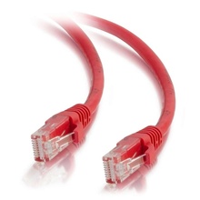 2ft (0.6m) Cat5e Snagless Unshielded (UTP) Ethernet Network Patch Cable - Red