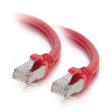 25ft (7.6m) Cat6 Snagless Shielded (STP) Ethernet Network Patch Cable - Red