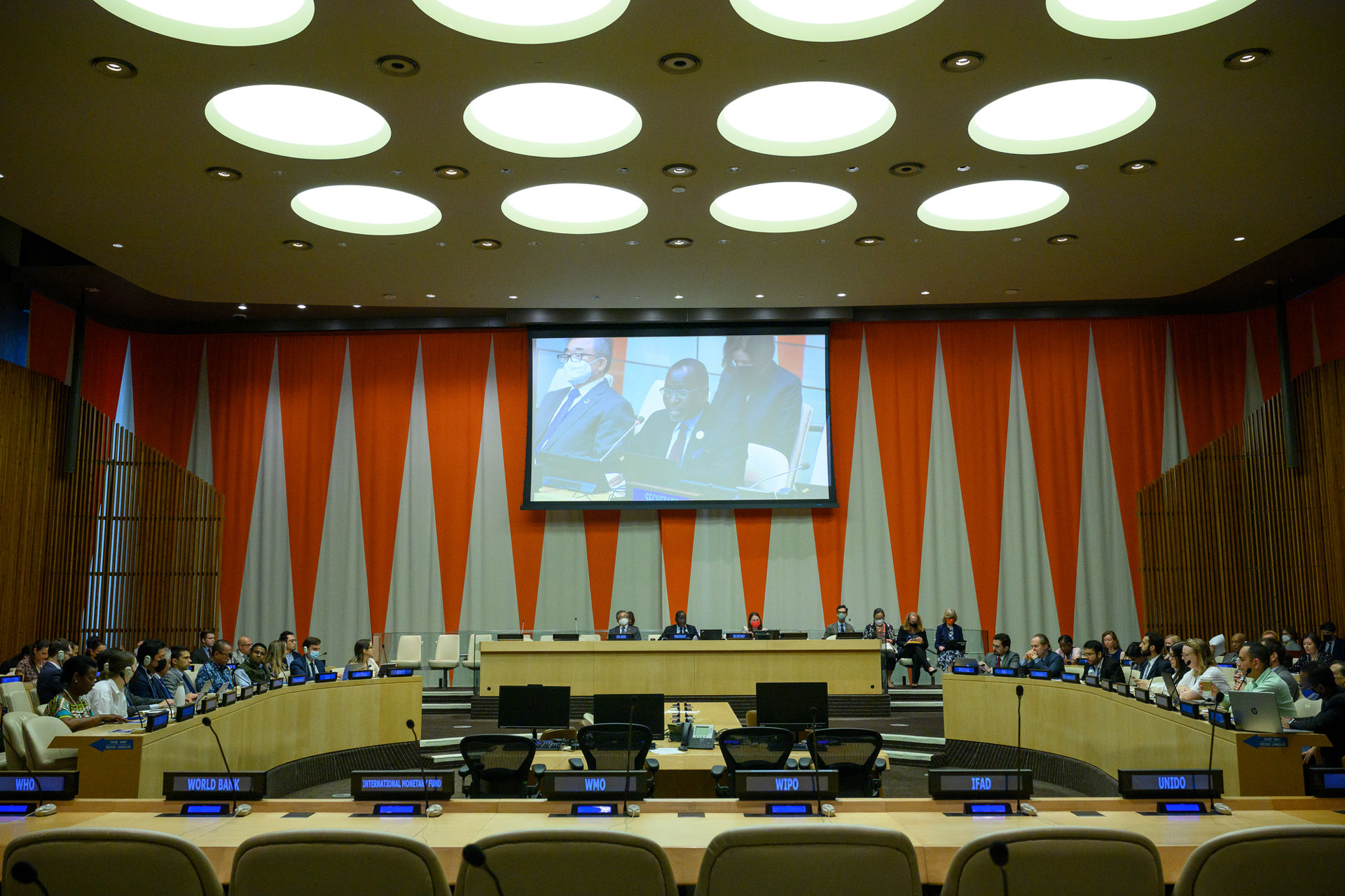 <p><sub>Opening of 2023 Session of Economic and Social Council.</sub></p>
