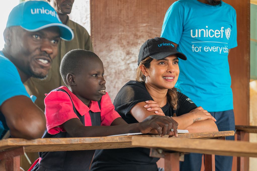 <p><sub>UNICEF Goodwill Ambassador Priyanka Chopra Jonas visited Turkana County 17-19 October 2022 to meet people in communities affected by the ongoing drought and to witness firsthand UNICEF's efforts and their results.</sub></p> <p><sub>UNICEF Goodwill Ambassador Priyanka Chopra Jonas visited Turkana County 17-19 October 2022 to meet people in communities affected by the ongoing drought and to witness firsthand UNICEF's efforts and their results.</sub></p>