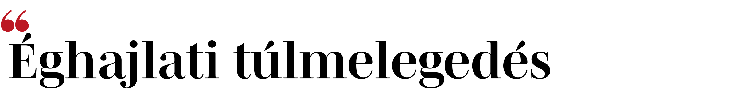 Éghajlati túlmelegedés